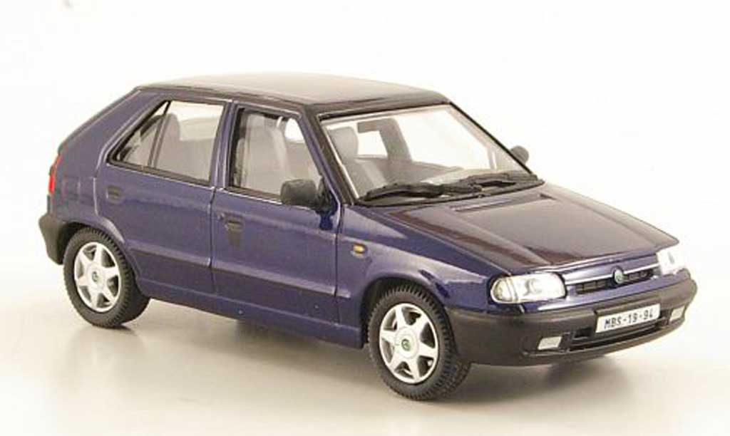Skoda Felicia 1/43 Abrex blauw 1994 modelauto