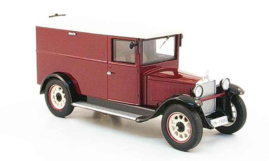 Mercedes L1000 1/43 Premium Cls Express rood beige Bestelwagen modelauto