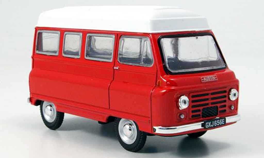Austin J2 1/43 Oxford High Top rood wit Hochdachbus modelauto