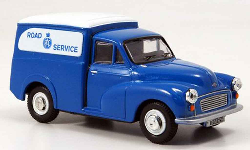 Morris Minor 1/43 Oxford Van blauw wit Kasten RAC Road Service modelauto