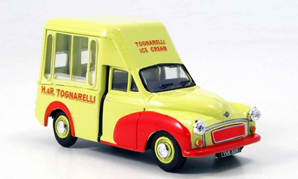 Morris Minor 1/43 Oxford Van Tognarelli Ice Cream Hochdach Eiswagen modelauto