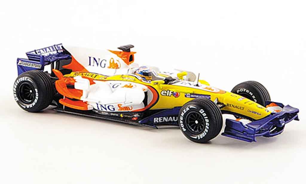 Renault F1 1/43 Norev r28 f 1 team f.alonso 2008 modelauto