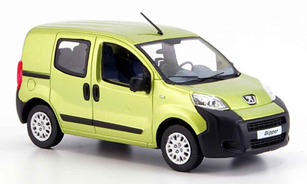 Peugeot Bipper 1/43 Norev tepee geel avec fenstern 2007 modelauto