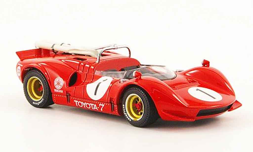 Toyota 7 GP 1/43 Ebbro no.1 rood japan 1968 modelauto