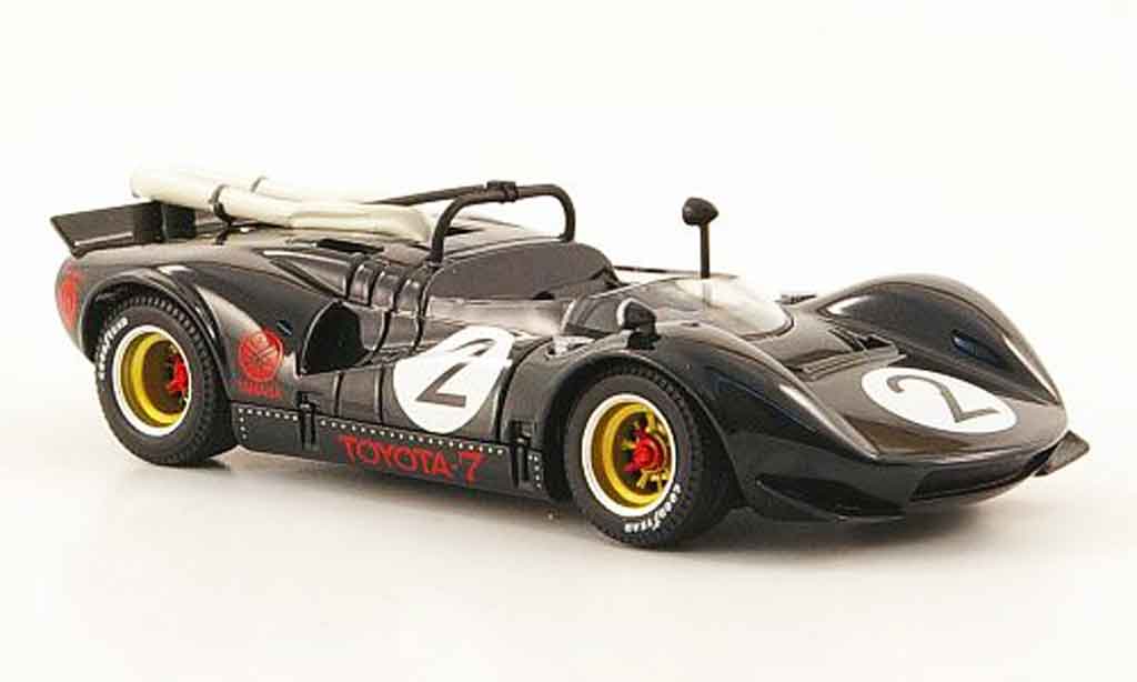 Toyota 7 GP 1/43 Ebbro no.2 zwart japan 1968 modelauto