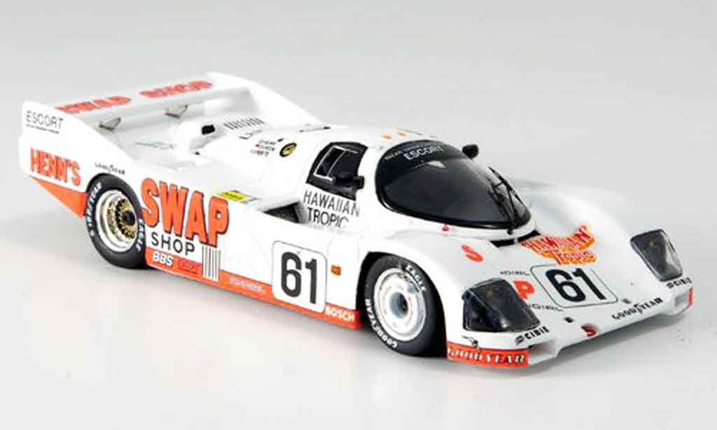 Porsche 962 1984 1/43 Spark 1984 No.61 Ferte Doeren Henn Le Mans modelauto