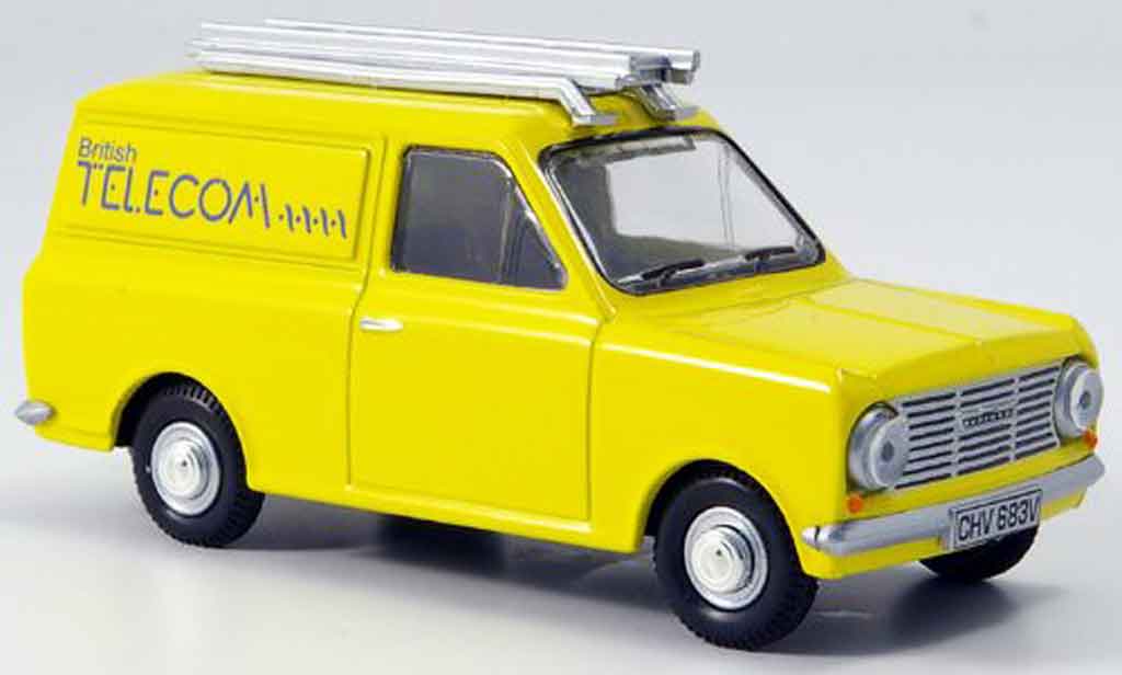 Bedford HA 1/43 Oxford Van geel British Telecom Kasten modelauto