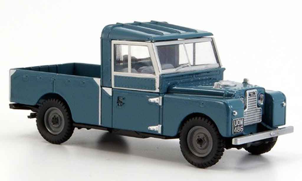 Land Rover 109 1/43 Oxford blauw Pick Up modelauto