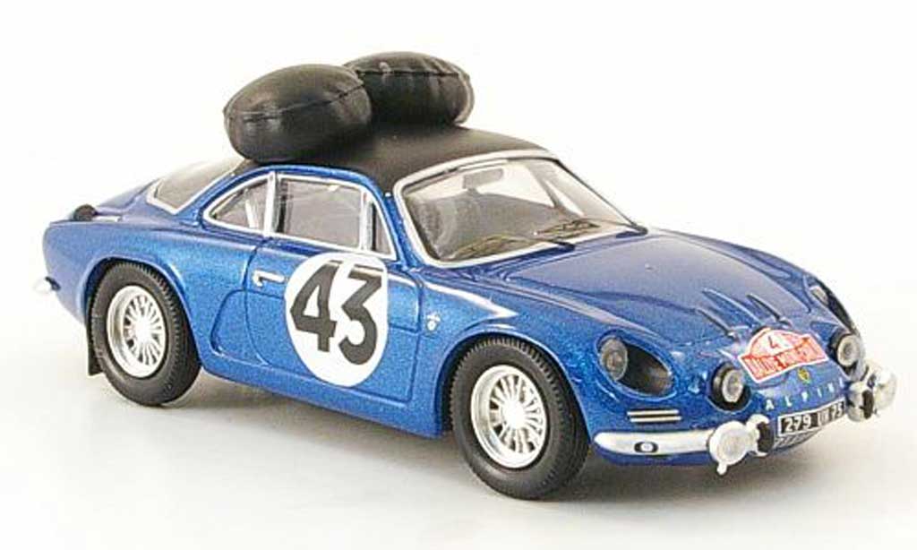 Alpine A110 1/43 Trofeu 1600S No.43 Rally Monte Carlo 1968 Larrousse/Callewaert modelauto