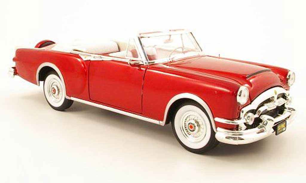 Packard Caribbean 1/18 Yat Ming rood decapotee 1953 modelauto