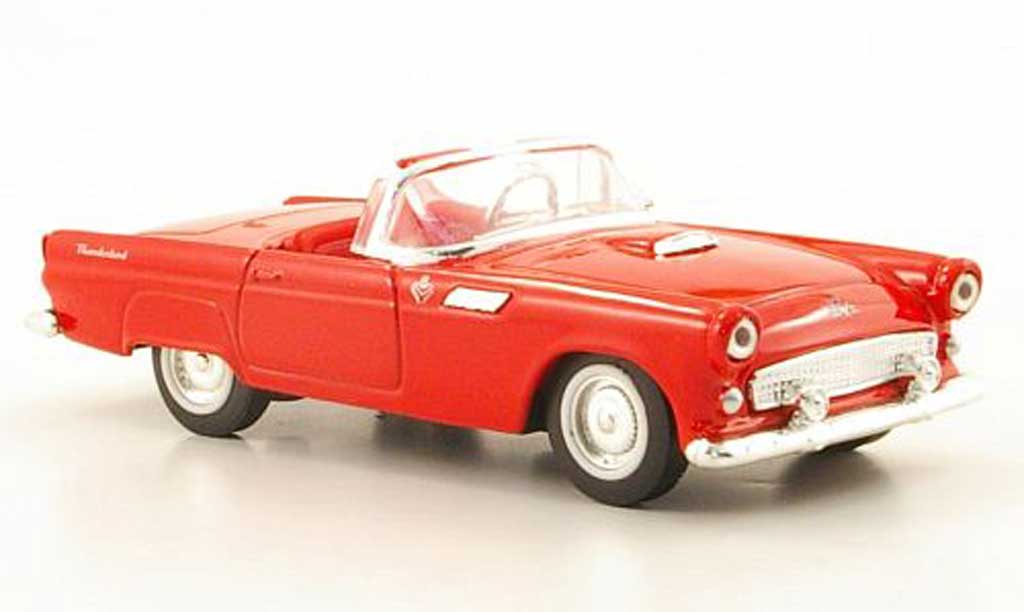 Ford Thunderbird 1955 1/43 Yat Ming 1955 Roadster rood modelauto