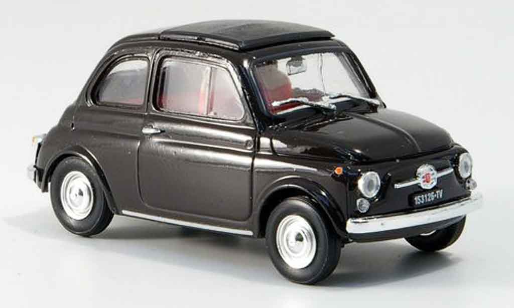 Fiat 500 1/43 Brumm F bruin avec capote Faltdach 1965 modelauto