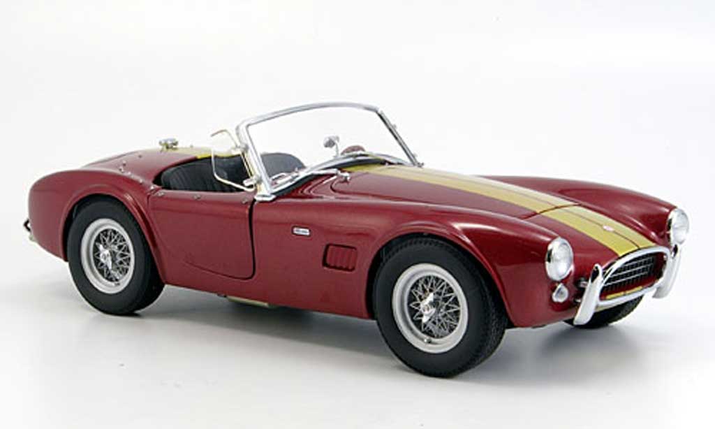 Shelby Ac Cobra 1/18 Exoto 289 rood avec bandes 1963 modelauto