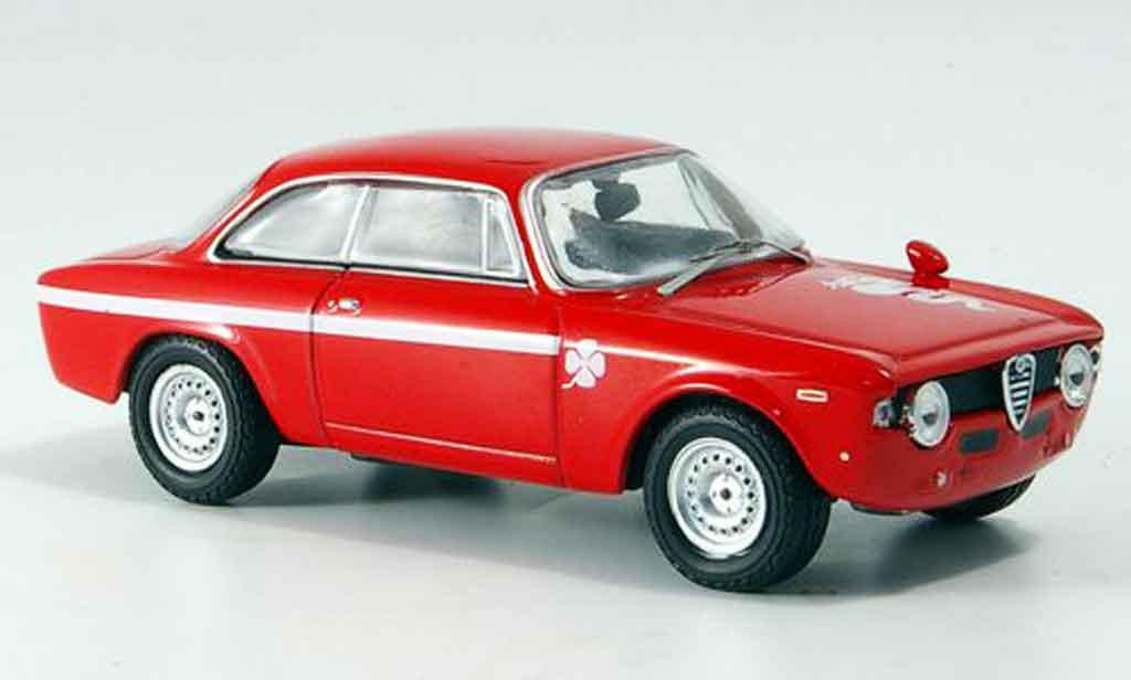 Alfa Romeo Giulia 1300 GTA 1/43 M4 1300 GTA rood 1965 modelauto