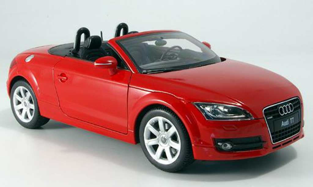 Audi TT Roadster 1/18 Welly Roadster rood sans capote modelauto