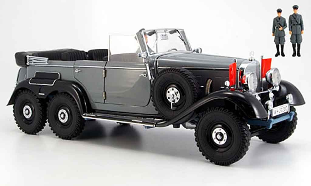 Mercedes G4 1/18 Signature grijs (premium) 1938 modelauto