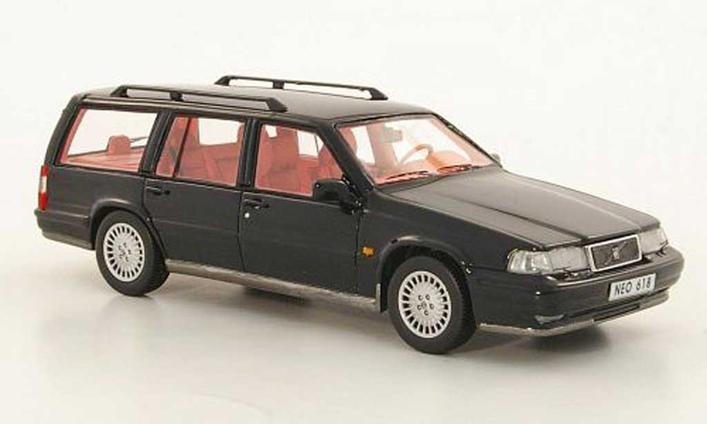 Volvo 960 1/43 Neo Estate zwart 1996 modelauto