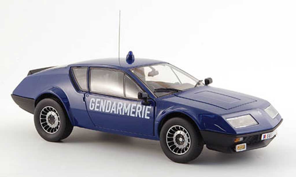 Alpine A310 1/18 Norev gendarmerie polizei frankreich 1981 modelauto