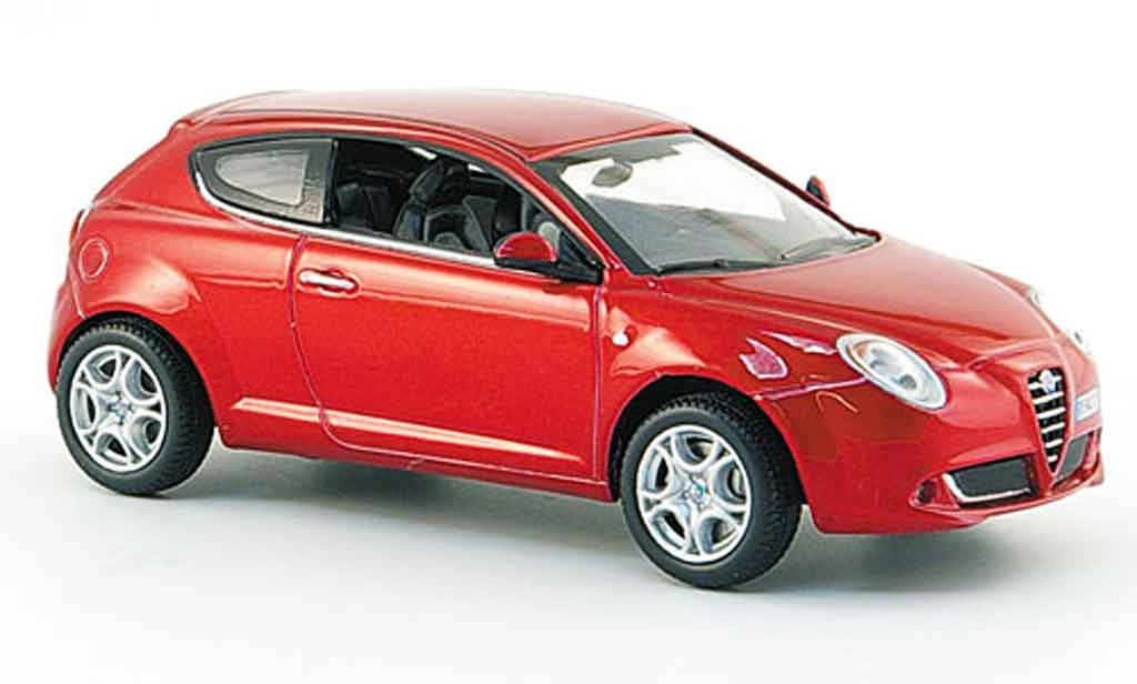 Alfa Romeo Mito 1/43 Norev rood 2008 modelauto