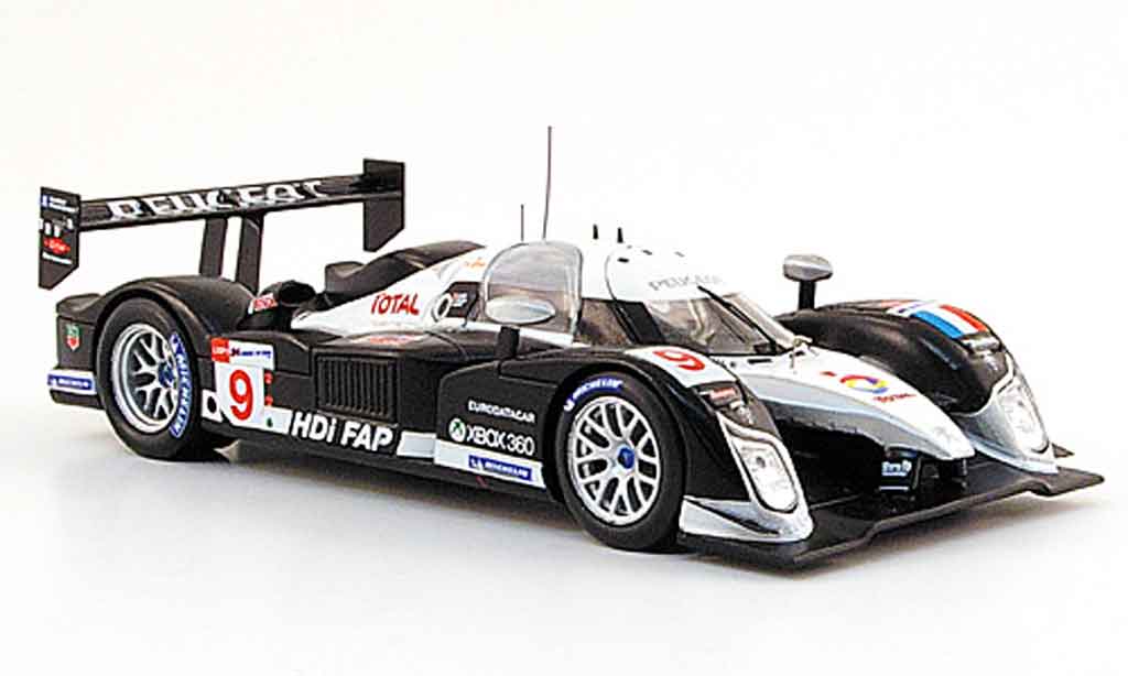 Peugeot 908 2008 1/43 Norev 2008 hdi no.9 total 24h le mans 2008 modelauto