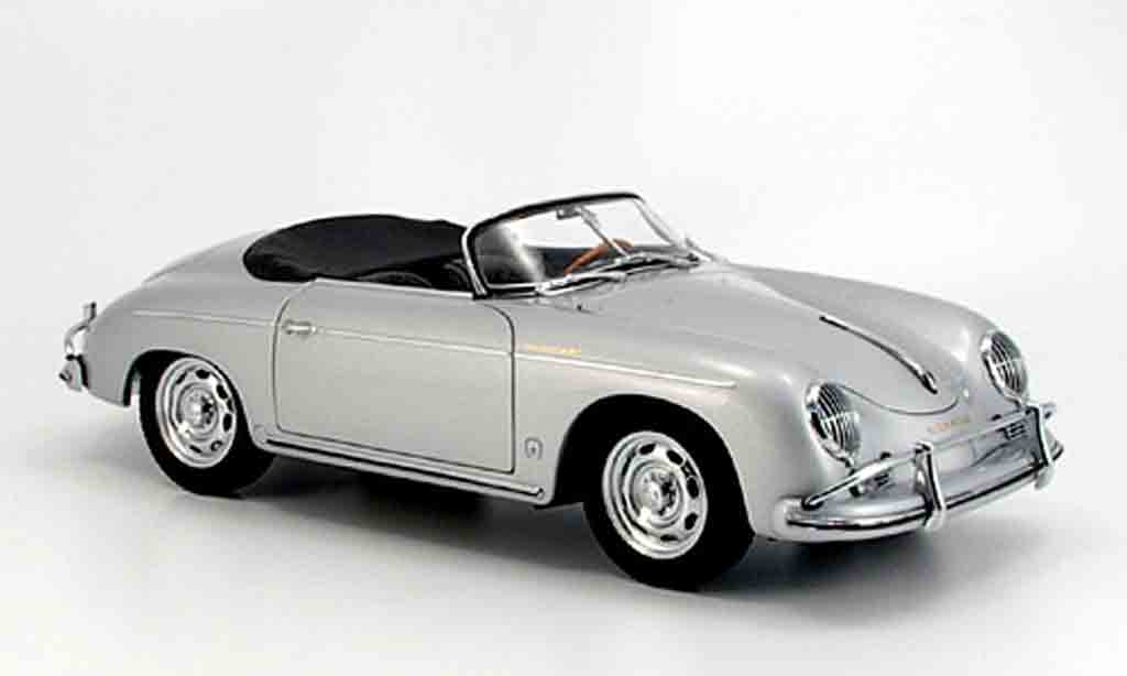 Porsche 356 1/18 Autoart A speedster grijs modelauto