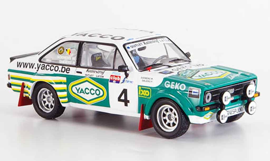 Ford Escort RS 1800 1/43 IXO RS 1800 No.4 Snijers Soenes Sieger SPA 2008 modelauto