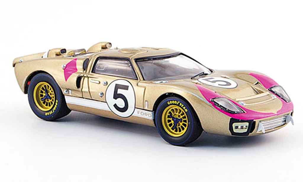 Ford GT40 1/43 IXO GT 40 MK II No.5 Bucknum Hutcherson Dritter Le Mans 1966 modelauto