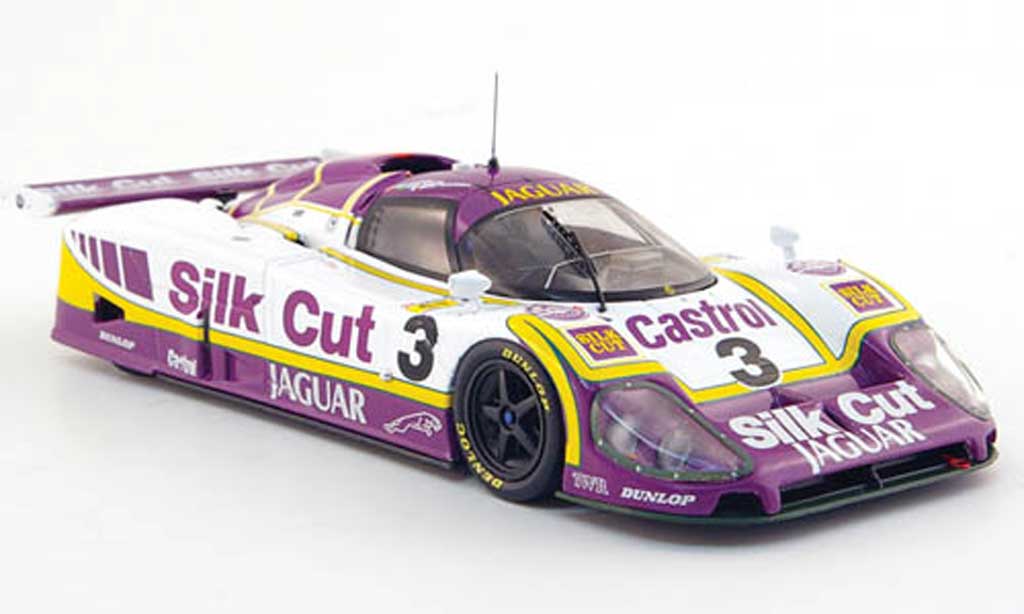 Jaguar XJ R9 1/43 IXO R9 v12 No.3 Silk Cut 24h Le Mans 1988 modelauto