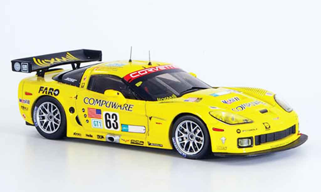 Chevrolet Corvette C6 1/43 IXO C6 R No.63 Le Mans 2007 modelauto