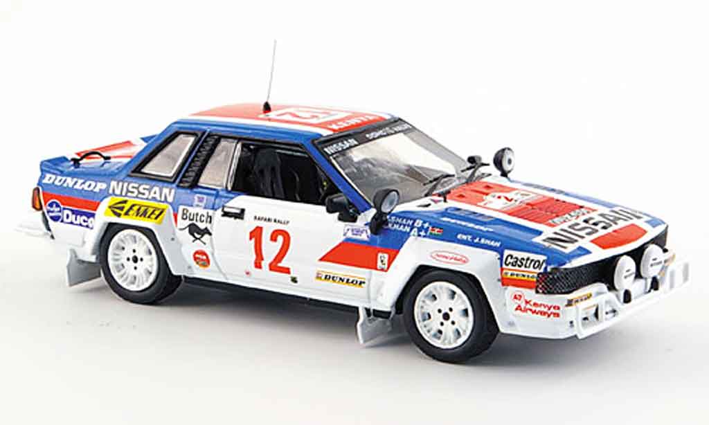 Nissan 240 RS 1/43 IXO RS No.12 Vierter Rallye Safari 1983 modelauto