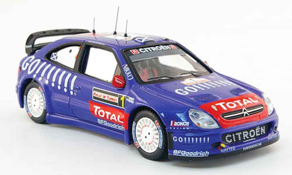 Citroen Xsara WRC 2006 1/43 IXO WRC 2006 no.1 go!!!!!!! rallye turkei modelauto