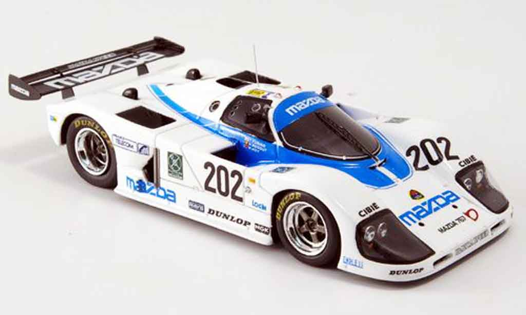 Mazda 767B 1/43 Spark No.202 Yorino Regout Hoy Le Mans 1988 modelauto