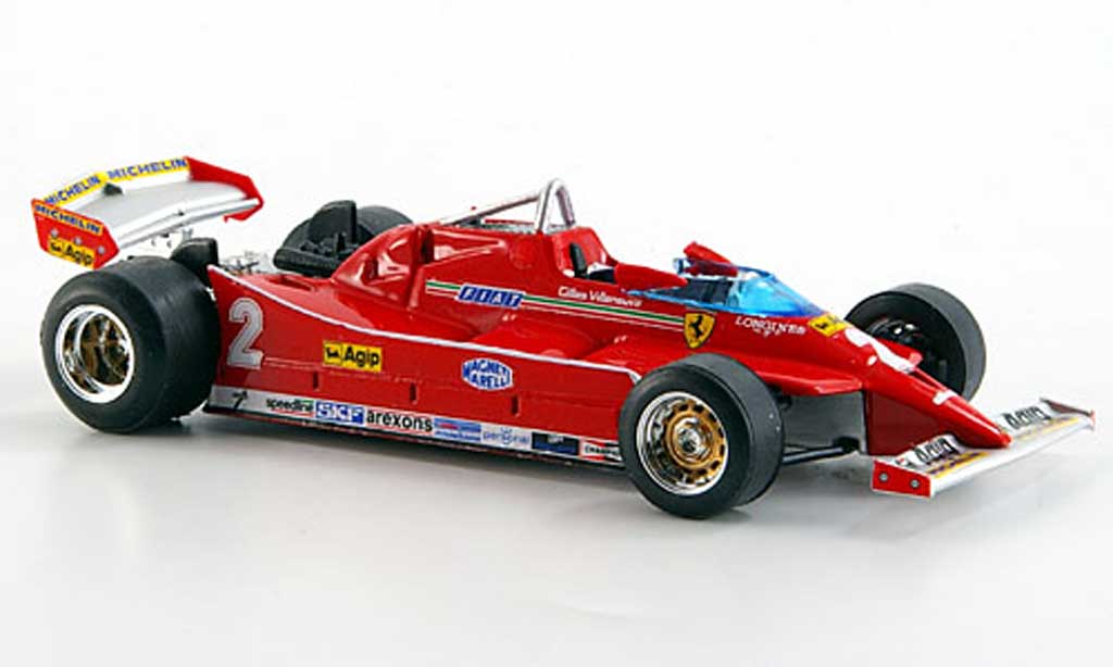 Ferrari 126 1980 1/43 Brumm 1980 C No.2 G Villeneuve Turbo Test GP Imola modelauto
