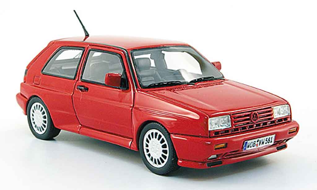 Volkswagen Golf 2 Rallye 1/43 Neo 2 Rallye G60 rood modelauto