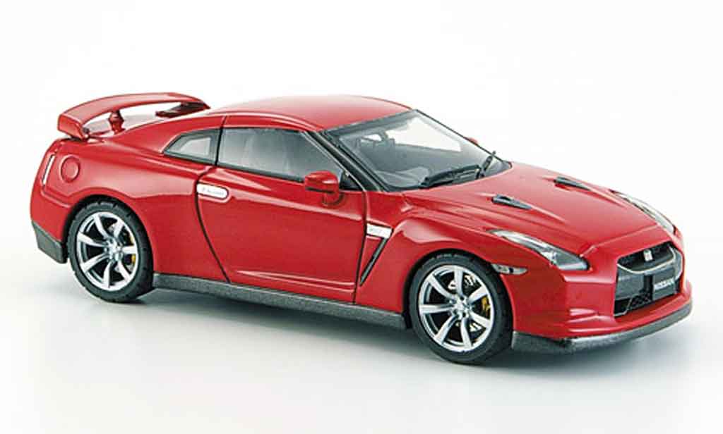 Nissan Skyline R35 1/43 Ebbro R35 GT R rood 2007 modelauto