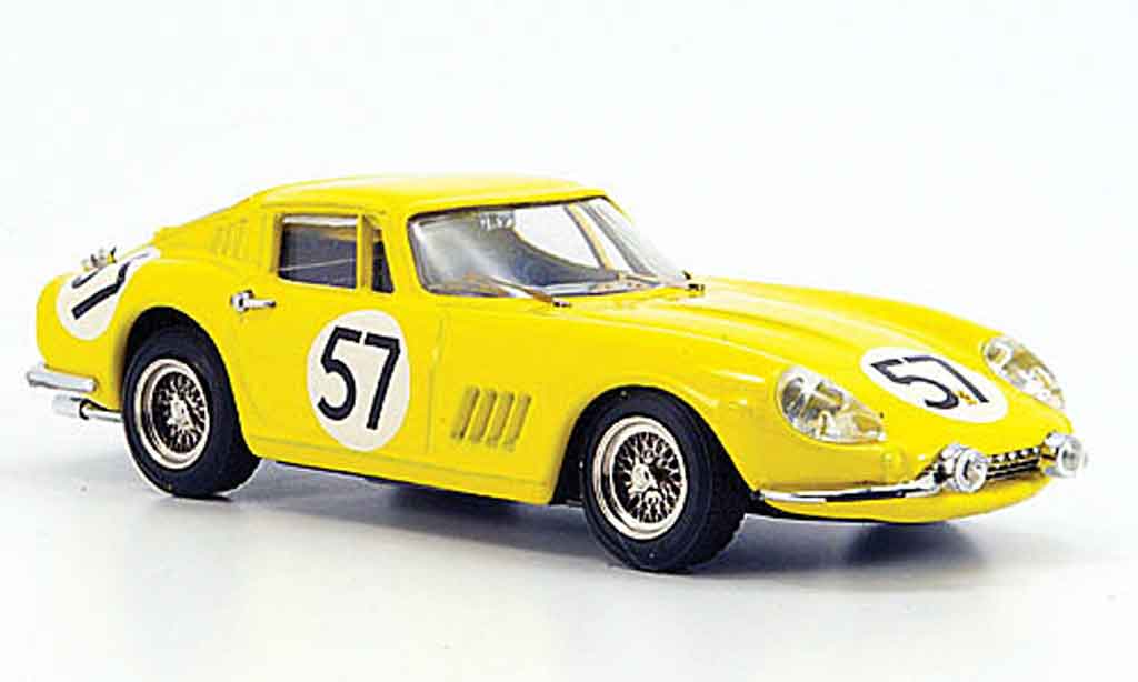 Ferrari 275 1966 1/43 Best 1966 GTB/4 coupe le mans noblet dubois modelauto