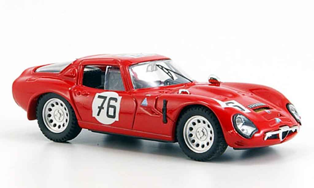 Alfa Romeo TZ2 1/43 Best no.76 de adamich zeccoli nurburgring 1966 modelauto