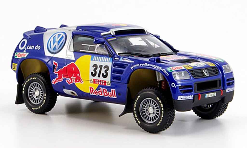 Volkswagen Touareg 1/43 Minichamps no.313 paris dakar 2005 modelauto