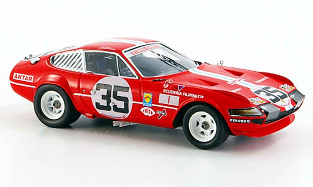 Ferrari 365 GTB/4 1/43 Red Line GTB/4 no.35 le mans 1972 modelauto