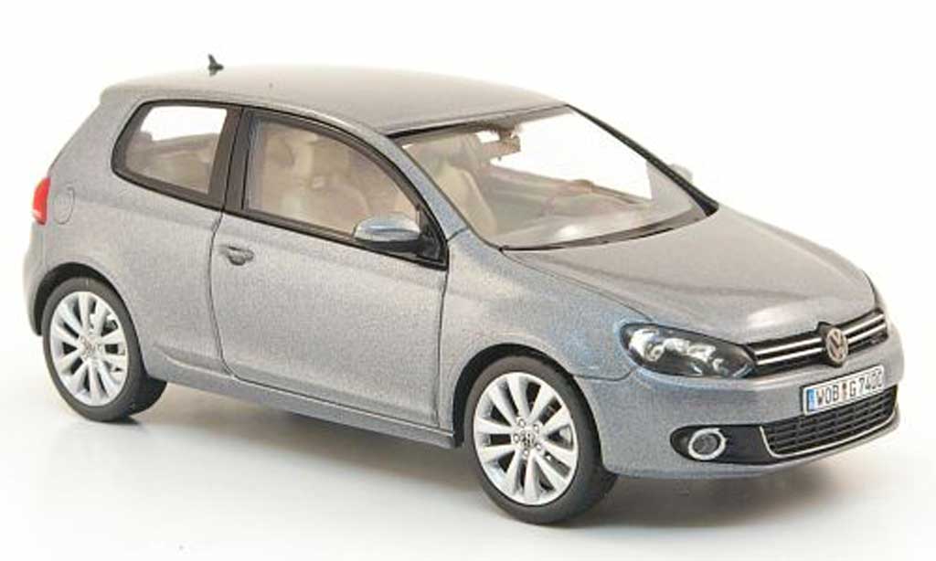 Volkswagen Golf VI 1/43 Schuco VI grijs 3-portes 2008 modelauto