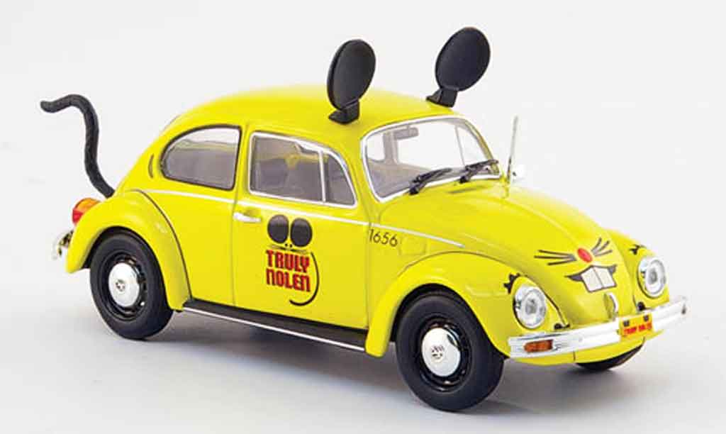 Volkswagen Coccinelle 1/43 Minichamps 1200 geel truly nolen pest control 1983 modelauto