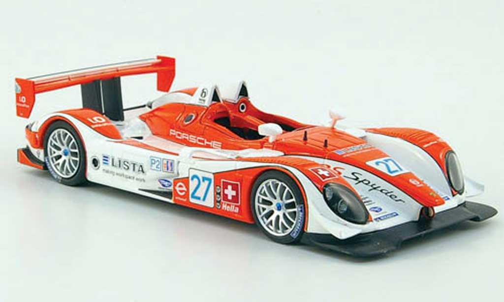 Porsche RS Spyder 1/43 Minichamps Spyder No.27 Horag Racing ALMS 12h Sebring 2008 modelauto