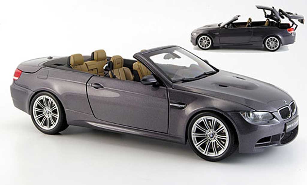 Bmw M3 E93 1/18 Kyosho E93 cabriolet grijs 2008 modelauto