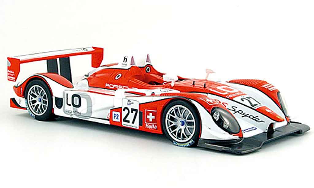 Porsche RS Spyder 1/18 Norev Spyder no.27 team horag 24h le mans 2008 modelauto
