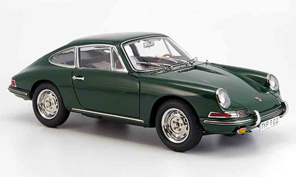 Porsche 901 1964 1/18 CMC 1964 (serie) grun innenausstattung zwart modelauto