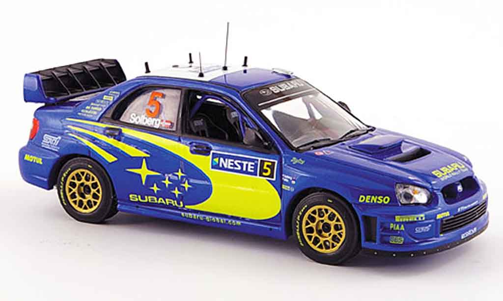 Subaru Impreza WRC 1/43 IXO WRC no.5 rallye finlande 2005 modelauto