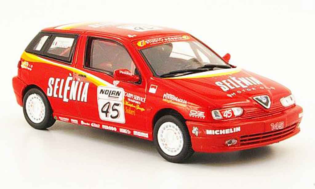 Alfa Romeo 145 1/43 Pego no.45 selenia medici c.i.v.t. racing modelauto