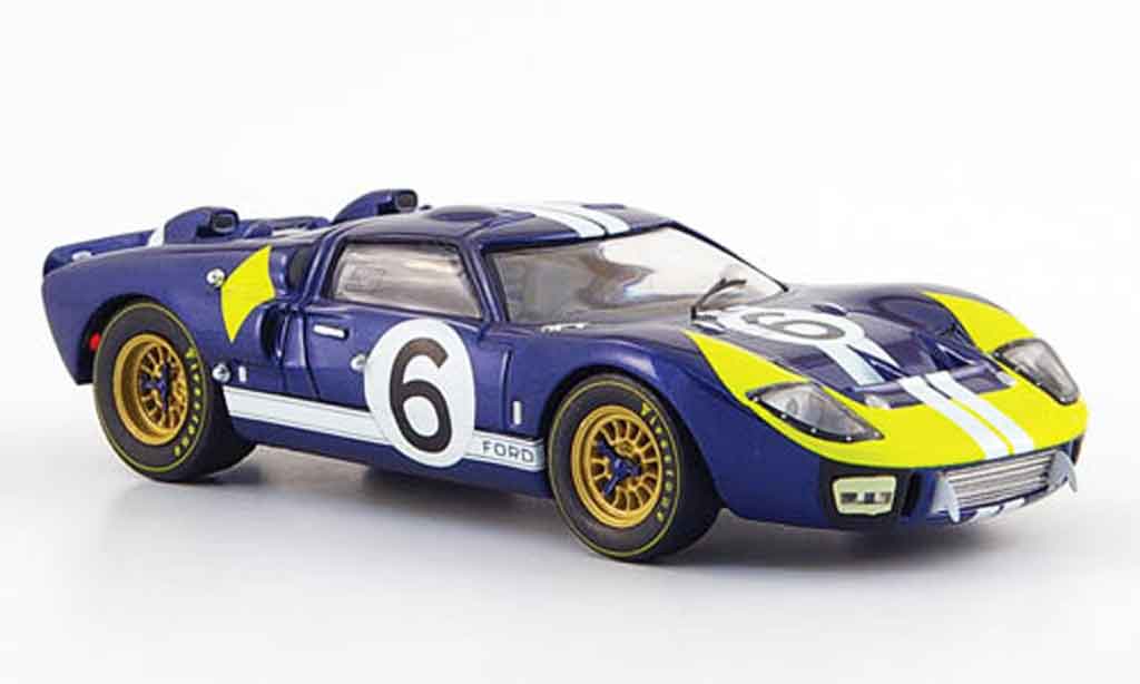 Ford GT40 1/43 IXO GT 40 MK II No.6 Andretti Bianchi 24h Le Mans 1966 modelauto