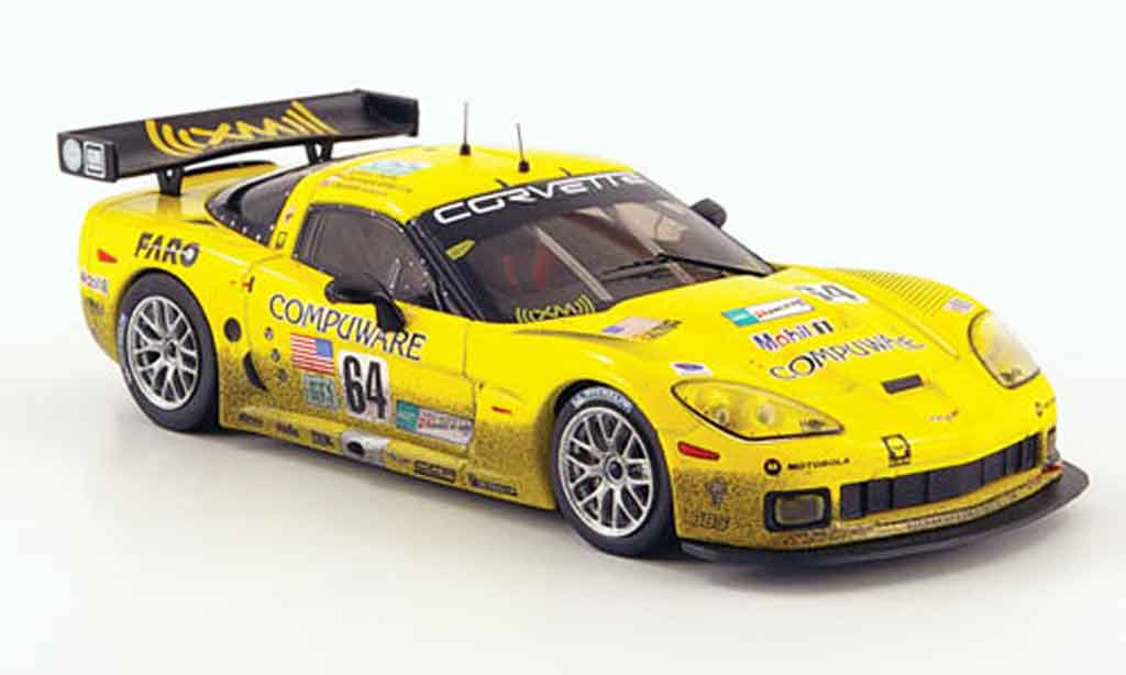 Chevrolet Corvette C6 1/43 IXO C6 R No.64Compuware 24h Le Mans 2007 modelauto