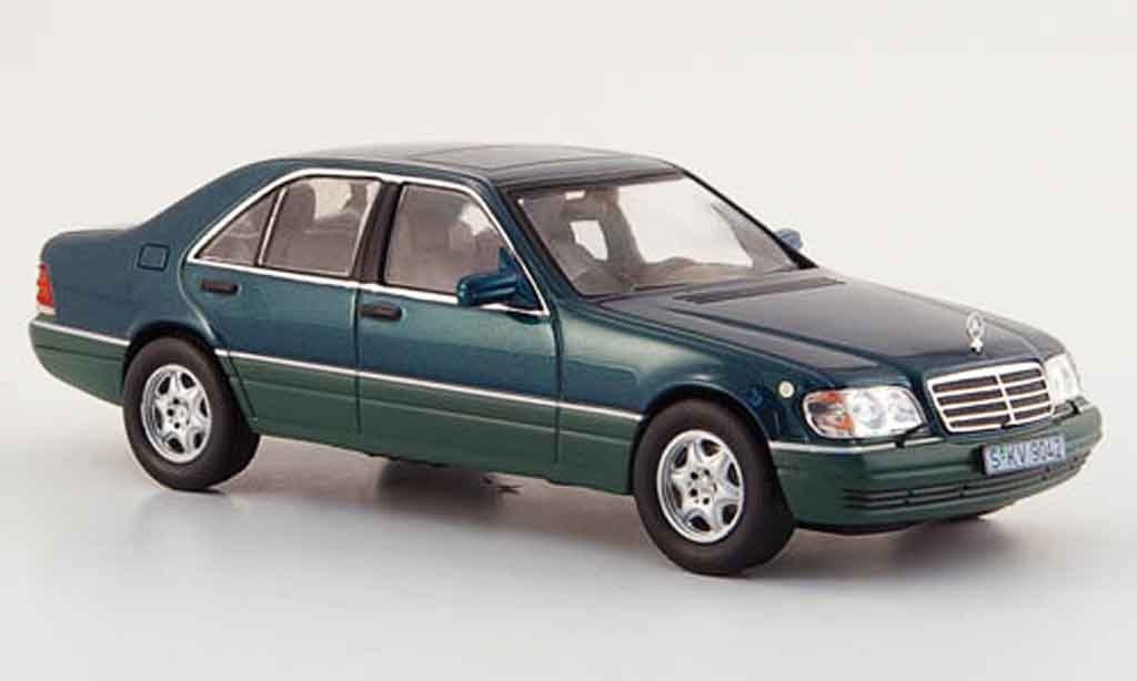 Mercedes Classe S 1/43 IXO S 500 (W 140) grun 1994 modelauto